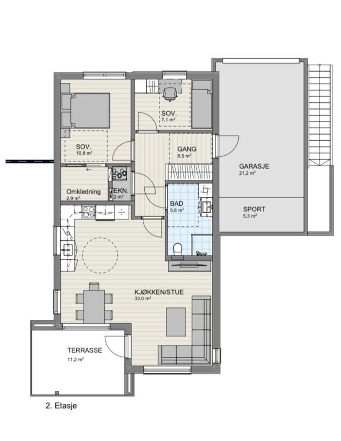 Apartamento Veien Til Senja Finnsnes Exterior foto